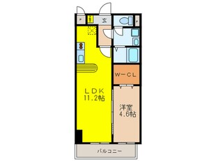 フォレシティ新栄の物件間取画像